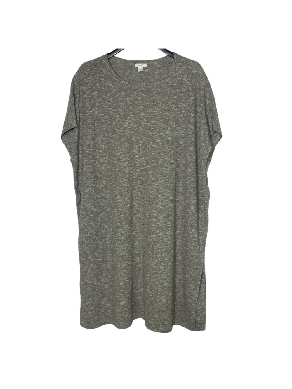 J. Jill Pure Jill Knit Shift Dress Coverup Sz LG Minimalist Earthy Lagenlook